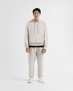 เสื้อฮู้ดใส่ได้ทั้งชายและหญิงมีฮู้ดพิมพ์ลายทรงหลวมลำลองสีทึบกำหนดขนาดได้เองสำหรับผู้ชายตามกิจวัตรเวียดนาม - Product Image 3