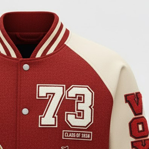 Chaquetas Varsity de Lana Bordadas en Chenilla Más Vendidas, Chaqueta Varsity de Béisbol de Manga Larga para Hombre - Product Image 6