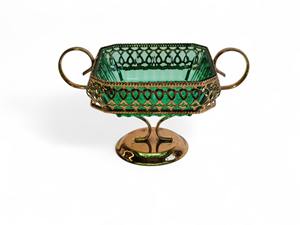 Stand de service de chocolat de vente chaude avec support de chocolat poli d'or pour le service de chocolat et le dessert servant des articles de table - Product Image 2