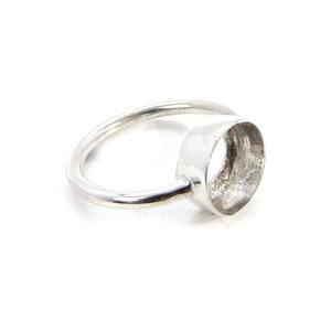 RCS0013 Composants de trouvailles ronds 4mm à 25mm sans pierre de montage DIY Bezel Cup Bague en argent sterling 925 Fabrication sur mesure - Product Image 4