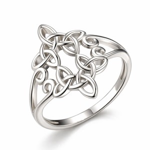 Anelli da Donna Giapponesi e Coreani Retrò con Motivi Geometrici Traforati, Design Unico e Trendy per Uso Quotidiano e Feste - Product Image 1