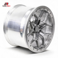 Jantes forgées monobloc personnalisées 15, 17, 18, 20 pouces 5x114.3 5x120 pour Drag Racing, avec Beadlock et jantes avant fines pour Mustang GT Dodge