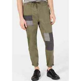 Pantaloni da Uomo American Rag, Vestibilità Dritta, Elasticizzati, XL (Taglia 32x32), Design Personalizzabile con Patchwork Verde, Business Casual - Product Image 3