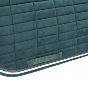 Manta de lujo para silla de montar con pedrería, acolchada de satén premium para equitación, con elegante doble ribete y logotipo personalizado - Product Image 3