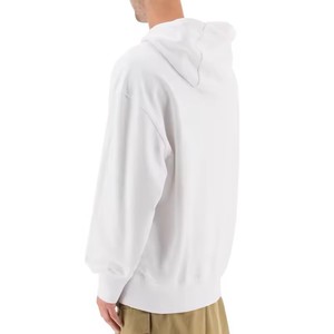 Sweat à capuche streetwear d'hiver à col montant doublé coupe régulière en polyester/coton polaire vierge avec logo personnalisé fourni par OEM - Product Image 3