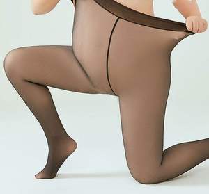 Plush Size Transparent Stockings for <b>Women</b> / Tights Thick <b>Fleece</b> Lined <b>Leggings</b> Winter Warm For <b>Women</b> - Product Image 5