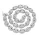 Chaîne à maillons cubains en moissanite avec diamant en argent sterling 925 Hip Hop personnalisée pour les fêtes, les fiançailles et les anniversaires. - Product Image 5