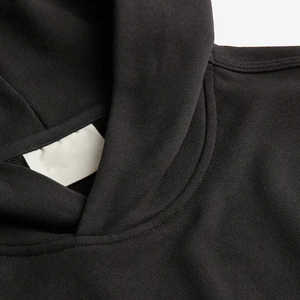 Venta al por mayor Plain Mens Streetwear Sudaderas con capucha Logotipo personalizado de peso pesado de algodón de gran tamaño para hombre Drop Shoulder Hoodies para hombres - Product Image 5
