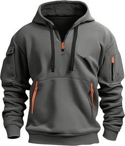 Sudadera con Capucha de Forro Polar Personalizada al por Mayor, Sudadera de Mezcla de Algodón, Sudadera Clásica Bordada para Hombre, Invierno 2024 - Product Image 4