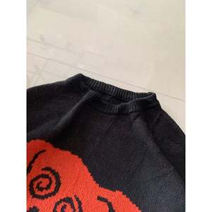 Pulls d'hiver décontractés en maille épaisse pour femmes Printesty avec motif rayé brodé, respirants, style doux, logo frontal - Product Image 4