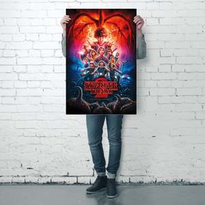 Modern Style Stranger Things Season 2 Collage <b>Poster</b> Canvas Wall Art - Product Image 3
