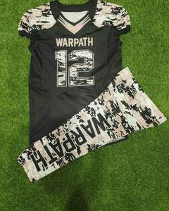 Uniformes de fútbol americano impresos por sublimación personalizados de alta calidad, conjuntos de camisetas para hombres y jóvenes, ropa de fútbol americano personalizada - Product Image 1