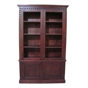 Antique Reproduction Wooden Cabinet Classic Style <b>Solid</b> <b>Wood</b> Display Case for Home Living Room School & Hotel Applications - Product Image 5