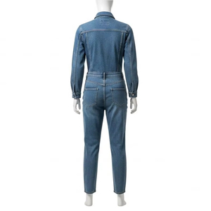 Combinaison à imprimé numérique lavée antistatique, tissu doux, respirant, une pièce, ajustement confortable, vêtements pour femmes, tenue tendance - Product Image 5