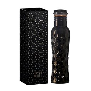 Bouteille d'eau en cuivre pur conçue pour vivre durablement avec un diamant noir antique pour faire bouillir de l'eau pour faire des cadeaux - Product Image 1