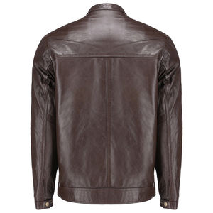 Chaqueta de Cuero para Hombre, Corte Ajustado, Diseño Moderno e Impermeable, con Características Elegantes e Impermeables, en Oferta - Product Image 3
