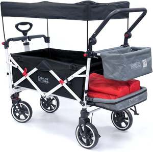 Chariot Pliant SMK en Coton et Lin avec Cadre en Alliage d'Aluminium, Capacité de Charge 5-7kg, Livraison Rapide - Meilleures Ventes - Product Image 1