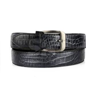 Elegante Cinturón de Cuero con Estampado de Cocodrilo para Hombre, Calidad Premium, Uso Casual y Formal, Cinturón de Cuero con Estampado de Cocodrilo - Product Image 6