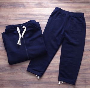 Ensemble sweat à capuche et pantalon de survêtement pour homme, blanc, cordon |   Survêtement en polaire |   Tenue de détente athlétique décontractée pour l'hiver et l'automne - Product Image 3