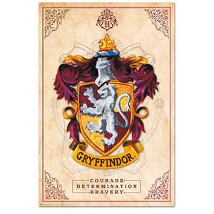 โปสเตอร์ติดผนังแฮร์รี่ พอตเตอร์ ลายตราสัญลักษณ์กริฟฟินดอร์ - Product Image 4
