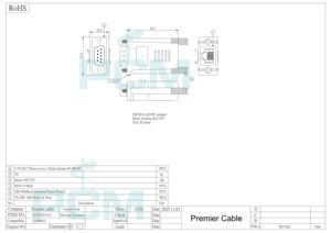 Adaptador Cruzado RJ45 Hembra a DB9 9 Pines Macho Compatible con Avocent ADB0037 para Comunicación Serial RS232 CNC PLC - Product Image 6