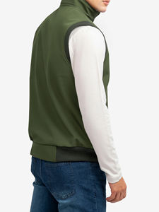 Blouson sans manches de qualité supérieure, léger, style streetwear, coupe-vent d'automne, blouson bomber zippé, respirant, pour l'extérieur, type doudoune - Product Image 6