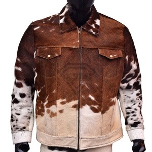 Winter Design Meilleure vente Veste en poils de vache Top Seller Original Veste en cuir lourd en poils de vache pour hommes - Product Image 1