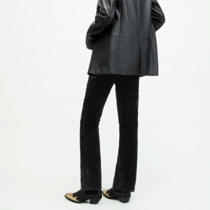 Jeans de Moda al por Mayor de Alta Calidad, Casuales, Ajustados, Elásticos, de Cintura Alta, de Pierna Ancha y Acampanada para Mujer - Product Image 5