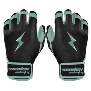 CHROME Série Gants de Frappeur à Manchette Courte Cuir Design Unique Taux de Gros Bruce Bolt Gants de Frappeur de Baseball - Product Image 1