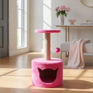 ที่เกาแมวสีชมพูอมิสตาร์สำหรับแมวทุกขนาด - Product Image 1