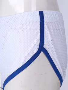 Pantalones cortos de malla de doble capa de alta calidad, transpirables, de secado rápido, para hombre, con logotipo personalizado, pantalones cortos de malla de baloncesto - Product Image 5