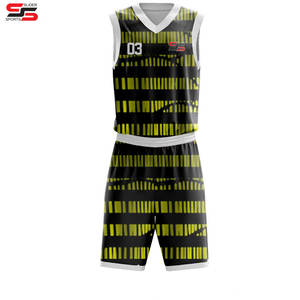 Último diseño 100% poliéster sublimación baloncesto uniformes OEM precio al por mayor uniforme de baloncesto - Product Image 1