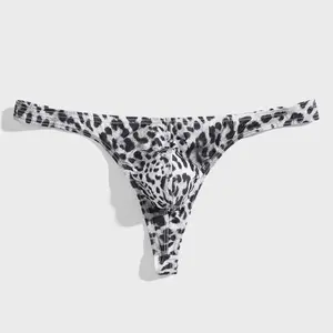 New Design Top Quality Slim Fit Men Boxer Brief / Custom Logo Men Underwear / Men Leopard Print Brief