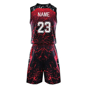 2025 personnalisé 100% Polyester basket-ball maillot uniforme ensemble qualité supérieure respirant et imprimé direct usine en gros - Product Image 2