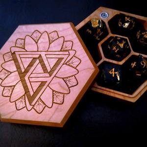 กล่องลูกเต๋ากล่องเก็บของทำมือกล่องเครื่องประดับของขวัญไม้และงานฝีมือกล่องไม้ป้ายติดผนัง - Product Image 2