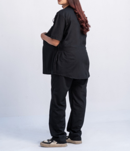 Uniforme Médico de Enfermería con Logotipo Bordado, Traje Clínico de Spandex, Bata Médica de Manga Corta para Mujer - Product Image 2