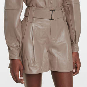 Shorts en cuir décontractés pour tous les jours, respirants, légers, écologiques, look classique, confort, construction solide, toucher de tissu doux - Product Image 5