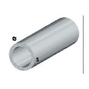 Profilo Argento H.200 Cm Tubo Tondo 6x1 Mm - Product Image 1