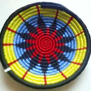 Offre Spéciale fait à la main multicolore Sabai herbe tenture murale/panier mural/décoration murale pour la maison et le bureau - Product Image 2