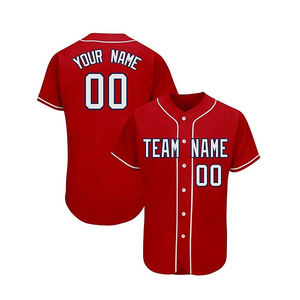 เสื้อเบสบอลคุณภาพสูงที่นิยมมากที่สุดสำหรับ2025ที่กำหนดเองสำหรับทุกทีม - Product Image 1