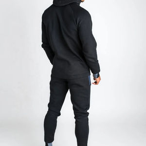 Survêtement d'entraînement 100% coton pour hommes, séchage rapide et respirant, grande taille, durable pour la saison hivernale pour adultes - Product Image 2