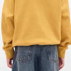 Boys Solid Color <b>Hoodie</b> For Wholesale And Bulk Orders With Drop Shoulders And Custom Logo Deign For Winter With Full Sleeve 2026 - Product Image 6