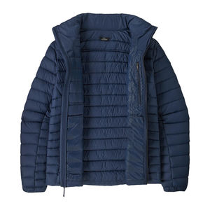 New Custom Puffer <b>Jacket</b> for Men <b>Women</b> Stand Collar Thin Center-Front Zipper Comfortable Packable Coat with Custom Logo - Product Image 4