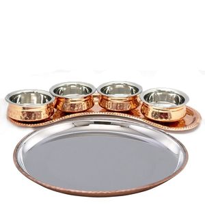 Modern Copper Serving Bowl With Stylish Appearance Combining <b>Utility</b> With Aesthetic Value For Any Dining Table - Product Image 1