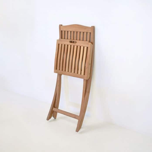 Chaises de restaurant pliantes en teck massif 46x61x95, finition lisse et soignée, durabilité éprouvée, vendues à prix de gros - Product Image 6