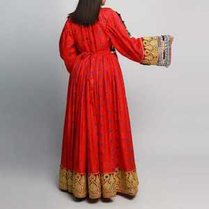 ชุดเดรส Afghan kuchi ของแท้คุณภาพระดับพรีเมี่ยมสำหรับผู้หญิงสไตล์ใหม่งานปักลูกไม้ยาวถึงพื้นทำมือ - Product Image 5