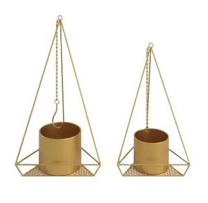 ตะกร้าโลหะชุบสังกะสีแขวนกลางแจ้งกระถางต้นไม้โบราณสำหรับสวนดีไซน์ใหม่ - Product Image 2