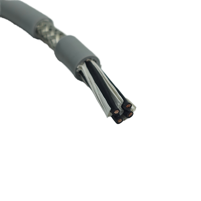 CE RoHS for Certified Flexible PVC-Insulated Control Cable Tinned Copper Braid Shielded for Industrial Automation Robotics Auto
