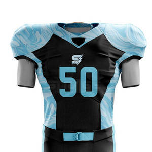 Uniforme de Fútbol Americano de Talla Grande con Tela Transpirable de Manga Corta, Secado Rápido, Ligero y Ajuste Seguro - Product Image 3