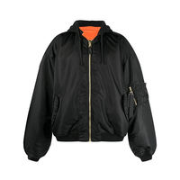 Blouson Bomber Décontracté Personnalisé en Satin pour Homme – Hiver, Vente en Gros, Teint Uni, Écologique, Coupe-Vent, Réversible, Respirant